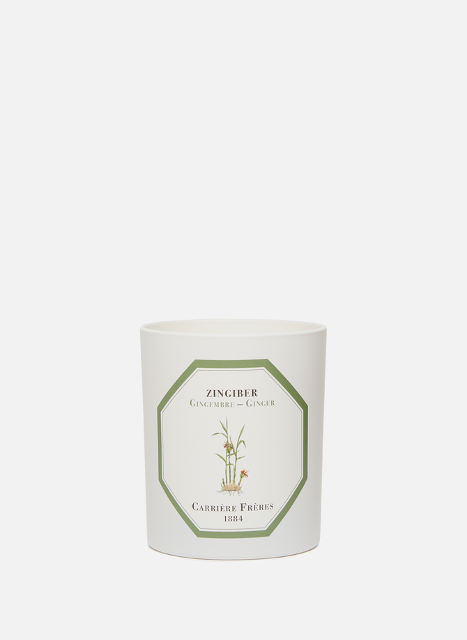 Bougie Parfumée Gingembre - Zingiber - 185 g CARRIERE FRERES