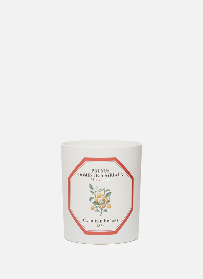 Bougie Parfumée Mirabelle - Prunus Domestica Syriaca - 185 g CARRIERE FRERES