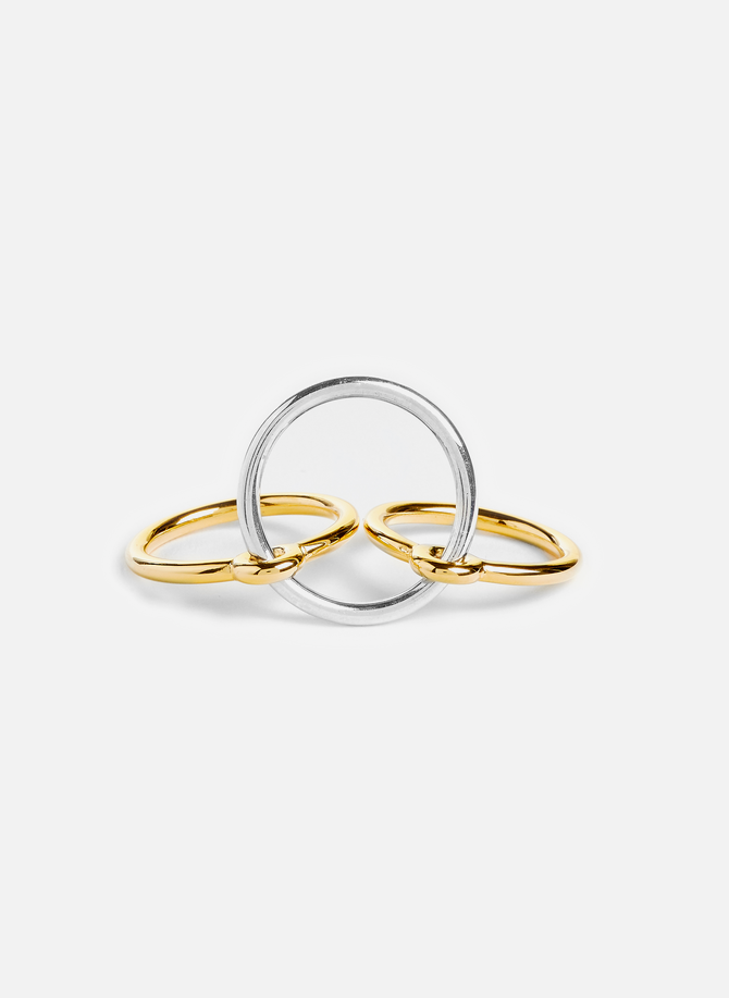 Three Lovers rings in silver and vermeil CHARLOTTE CHESNAIS