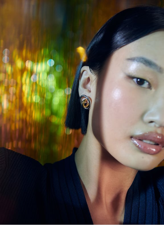 Boucles d'oreille Saturn Blow small Multicolore by CHARLOTTE CHESNAIS CHARLOTTE CHESNAIS Boucles d'oreille Saturn Blow small Multicolore