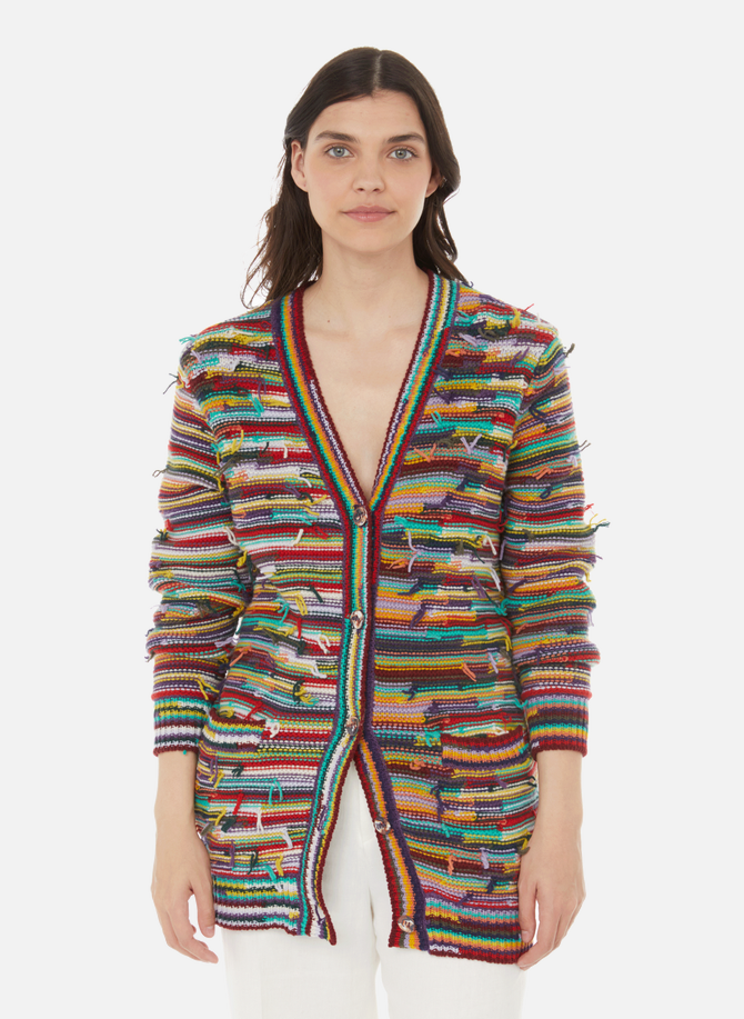CHLOÉ oversized wool and cashmere cardigan