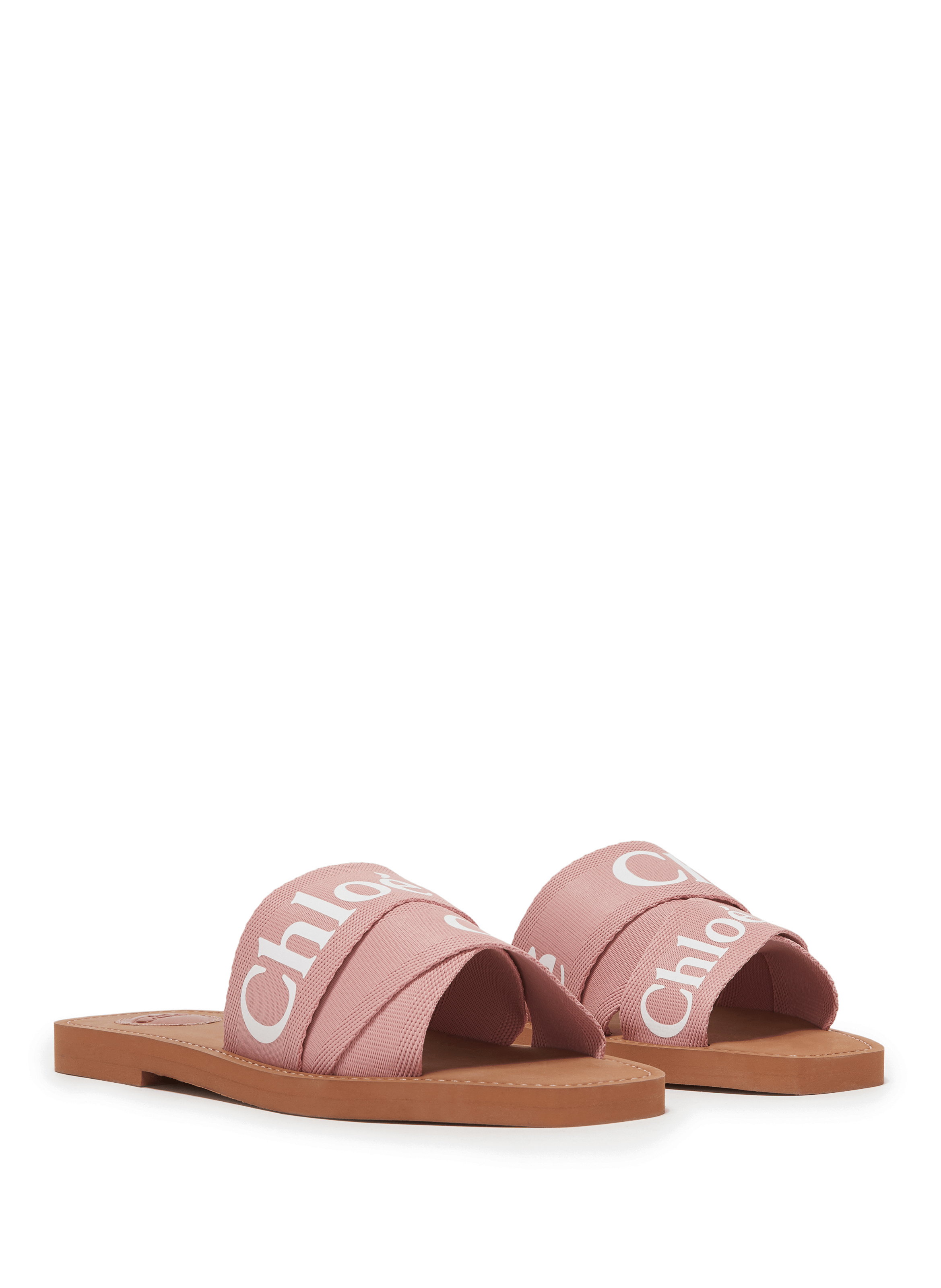 claquettes chloe beige