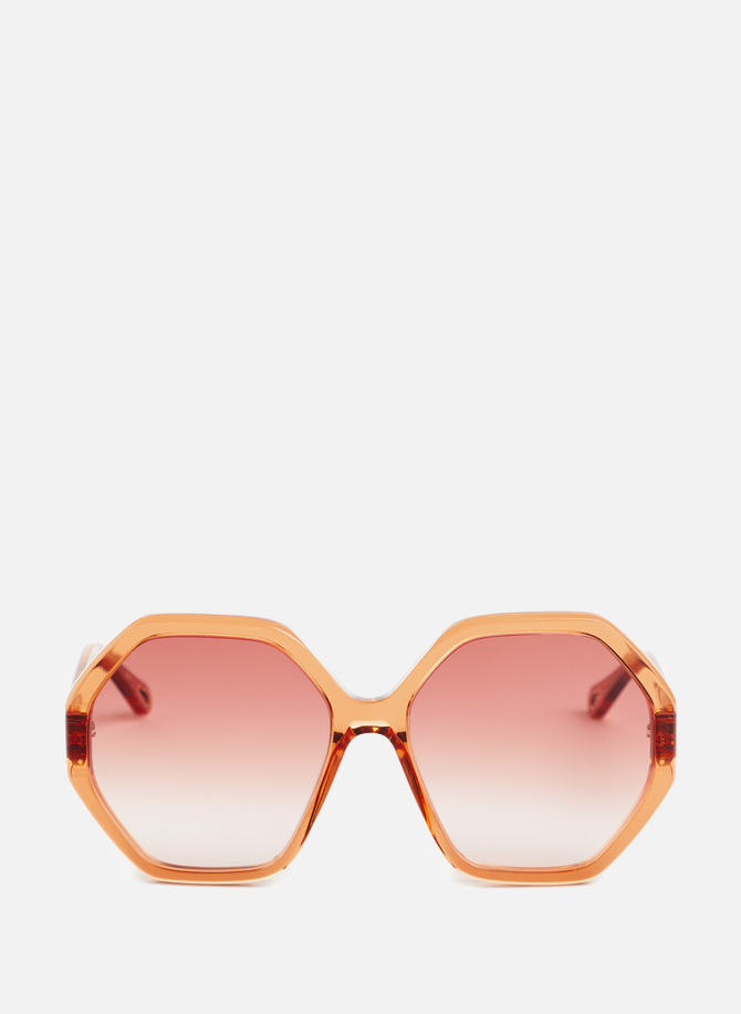 CHLOÉ hexagonal sunglasses