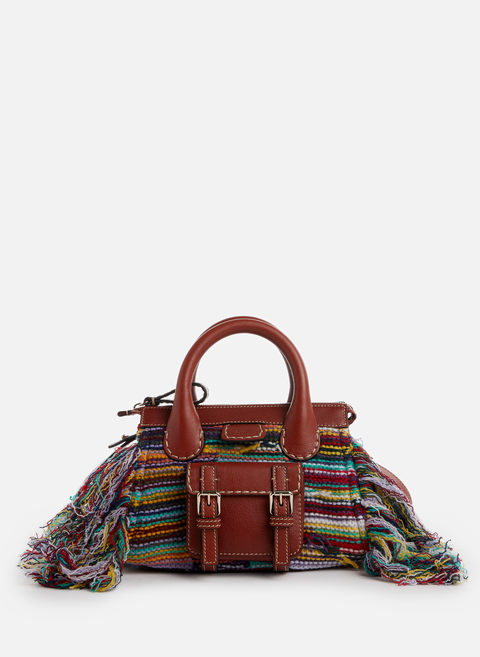 Edith handbag in wool, cashmere and leather MulticolorCHLOÉ 