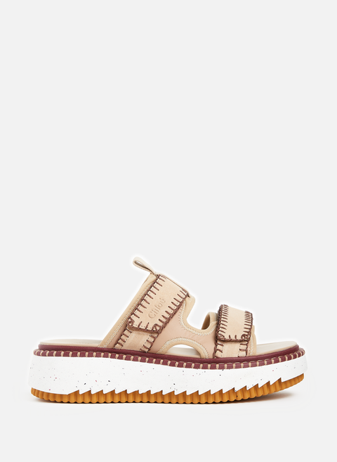 Lilli leather sandals PinkCHLOÉ 