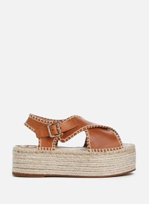 Lucinda leather sandals BrownCHLOÉ 