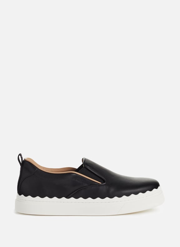 Slip-on Lauren en cuir Noir by CHLOÉ CHLOÉ Slip-on Lauren en cuir Noir