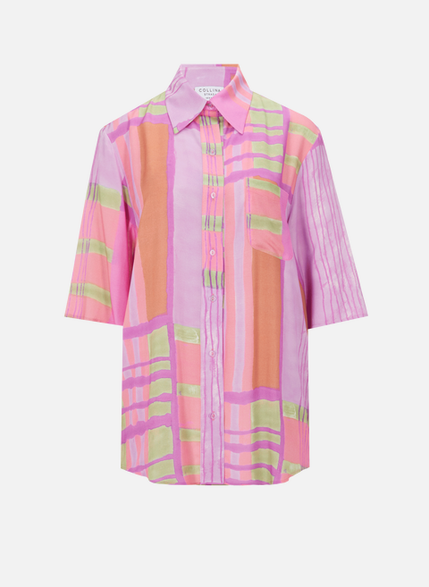 Short-sleeved shirt PinkCOLLINA STRADA 