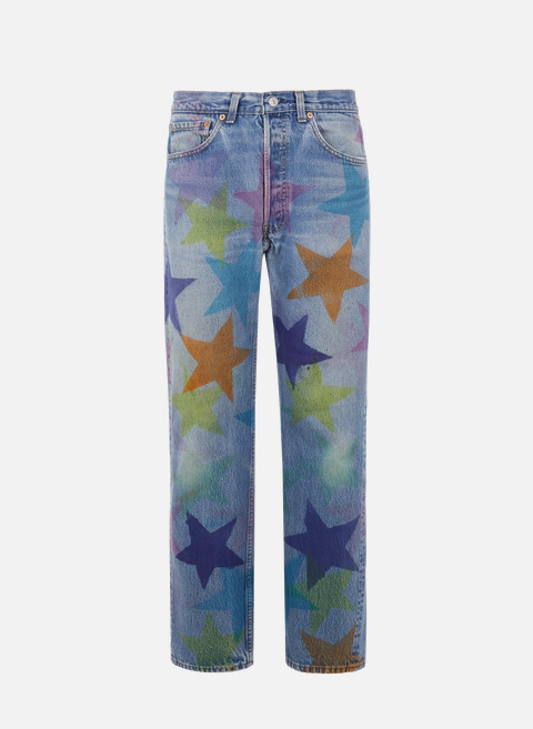 Mom jeans with Star print MulticolorCOLLINA STRADA 