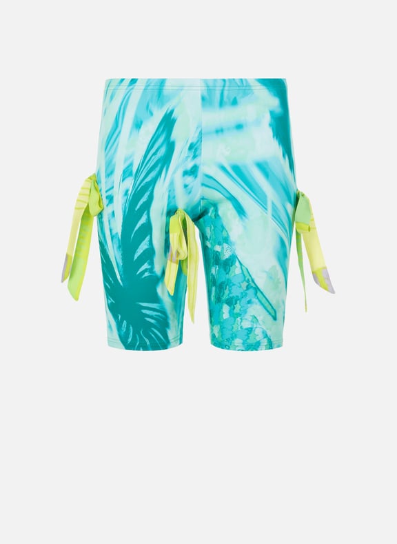 Short cycliste à ruban Bleu by COLLINA STRADA COLLINA STRADA Short cycliste à ruban Bleu