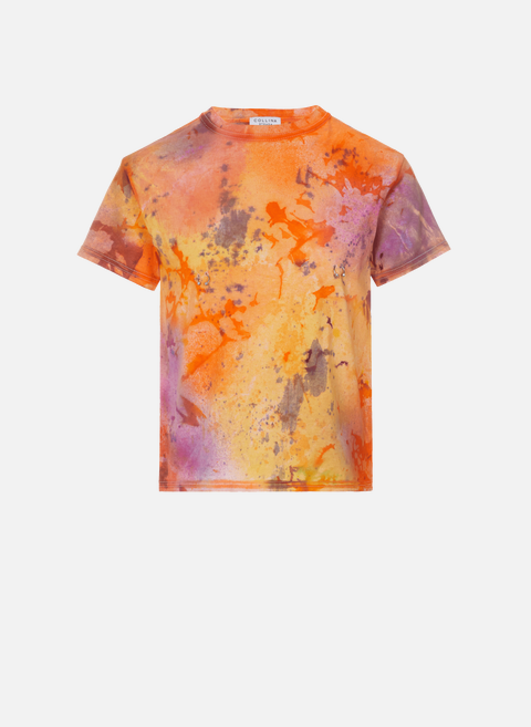 T-Shirt mit Piercing MehrfarbigCOLLINA STRADA 