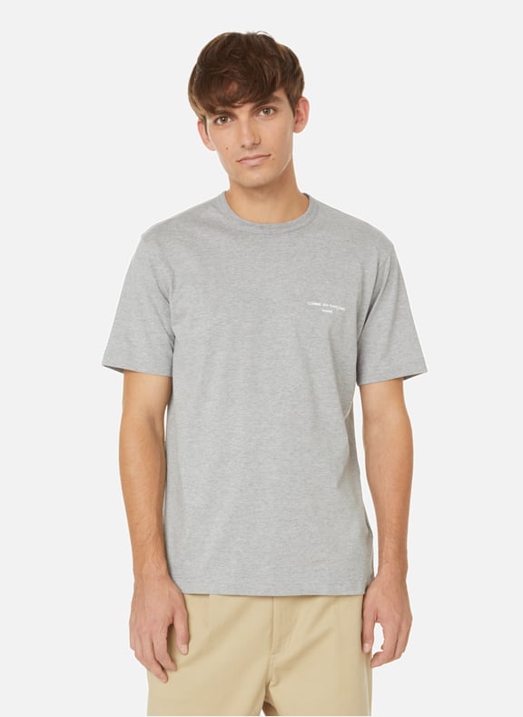 T-shirt col rond en coton Gris by COMME DES GARCONS HOMME COMME DES GARCONS HOMME T-shirt col rond en coton Gris