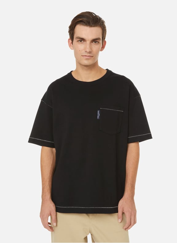 T-shirt oversize en coton Noir by COMME DES GARCONS HOMME COMME DES GARCONS HOMME T-shirt oversize en coton Noir