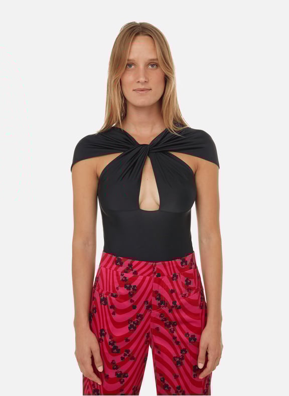 Body à découpes en jersey Noir by COPERNI COPERNI Body à découpes en jersey Noir