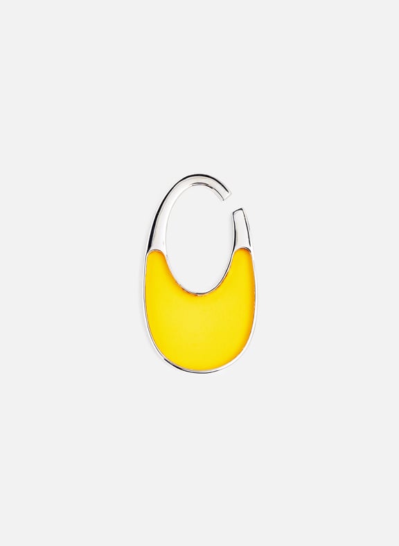 Boucle d'oreille Semi Swipe - Coperni X Alan Crocetti Jaune by COPERNI COPERNI Boucle d'oreille Semi Swipe - Coperni X Alan Crocetti Jaune