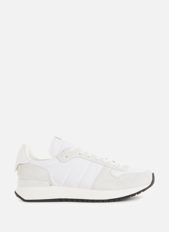 Baskets bi-matière Blanc by COURREGES COURREGES Baskets bi-matière Blanc