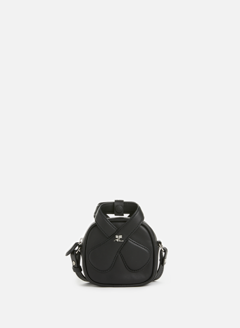 Mini leather shoulder bag BlackCOURRÈGES 