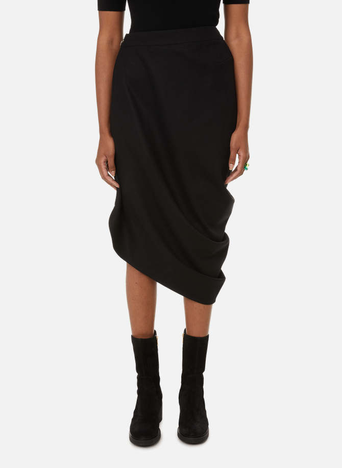 DAWEI asymmetrical skirt