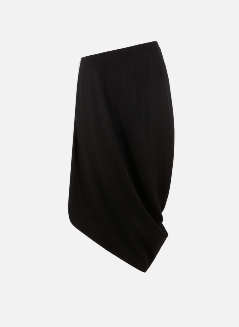 Asymmetrical skirt BlackDAWEI 