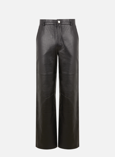 Recycled leather pants BlackDEADWOOD 