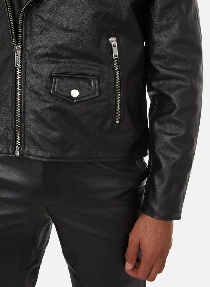 Deadwood leather 2025 jacket mens