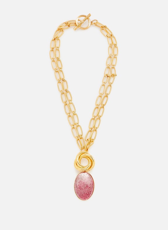 Collier Elizabeth en plaqué or Beige by DESTREE DESTREE Collier Elizabeth en plaqué or Beige
