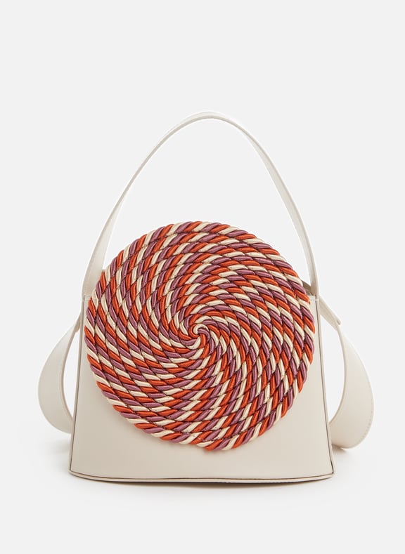 Sac à main Gunther en cuir Blanc by DESTREE DESTREE Sac à main Gunther en cuir Blanc