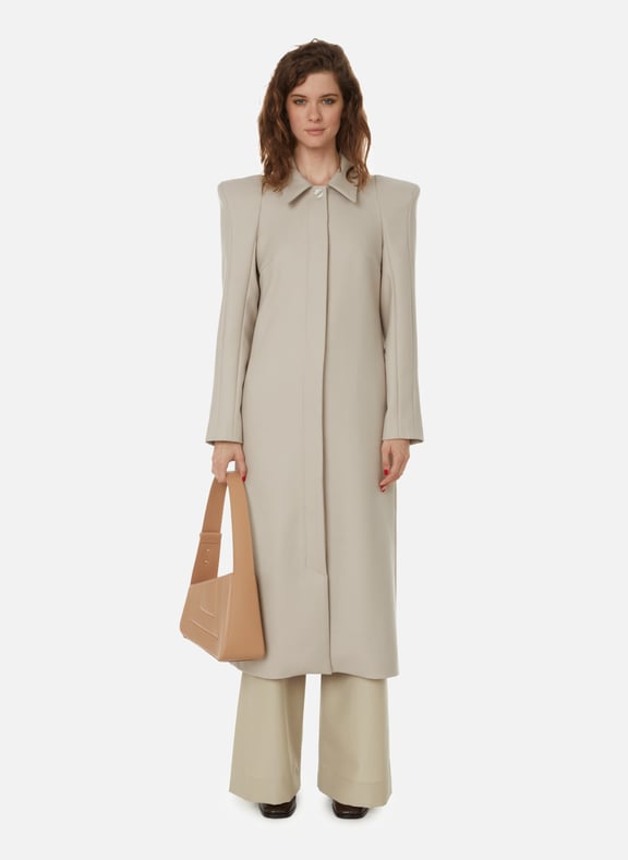 Long manteau en laine Gris by BENJAMIN BENMOYAL BENJAMIN BENMOYAL Long manteau en laine Gris