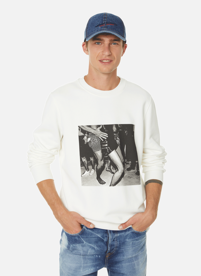 Sweatshirt with DIESEL photo print