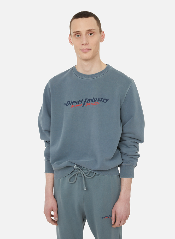 DIESEL cotton logo sweatshirt
