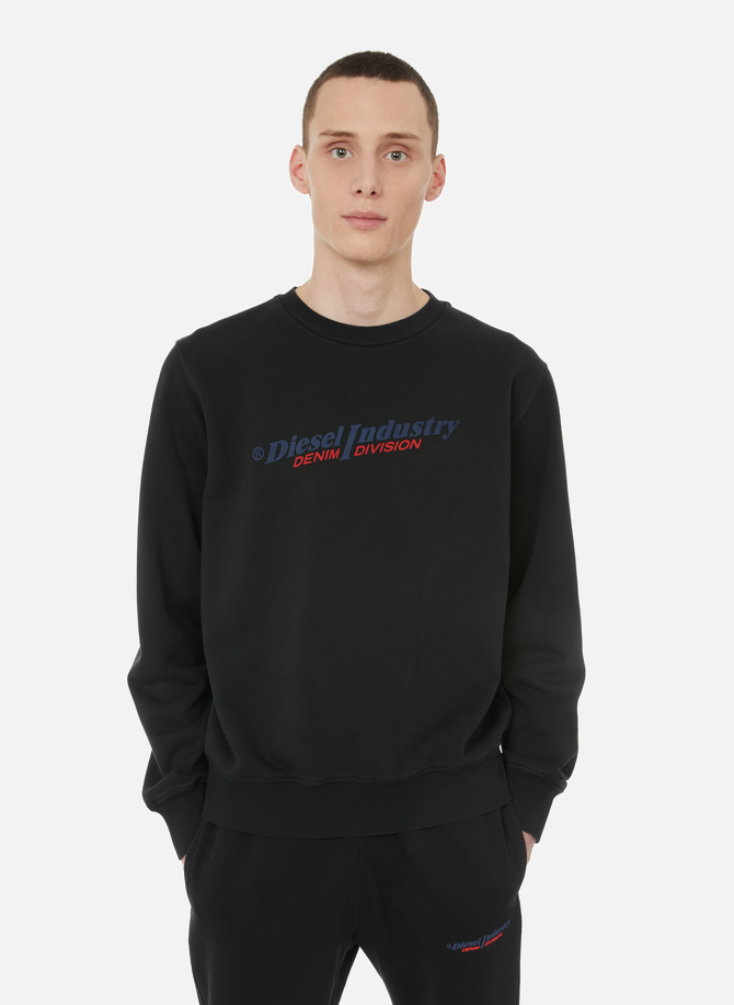 DIESEL cotton logo sweatshirt
