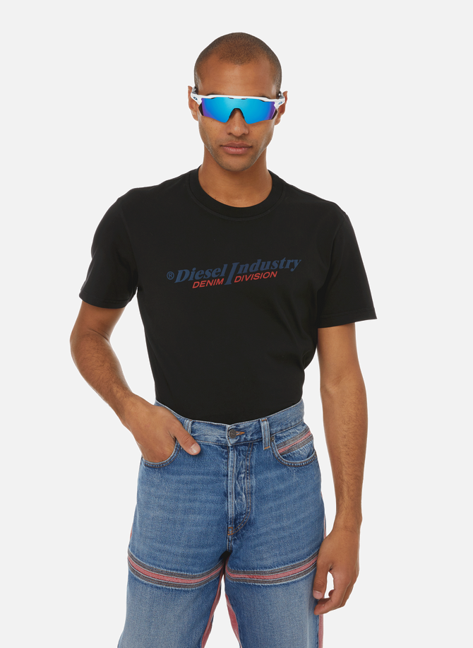 DIESEL Baumwoll-T-Shirt mit Rundhalsausschnitt