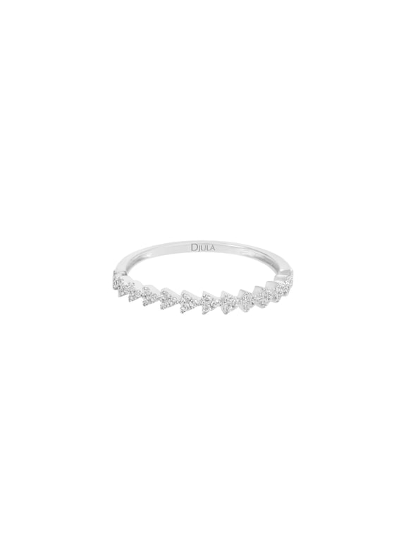 Bague Mix et Match en or et diamants Argent by DJULA DJULA Bague Mix et Match en or et diamants Argent
