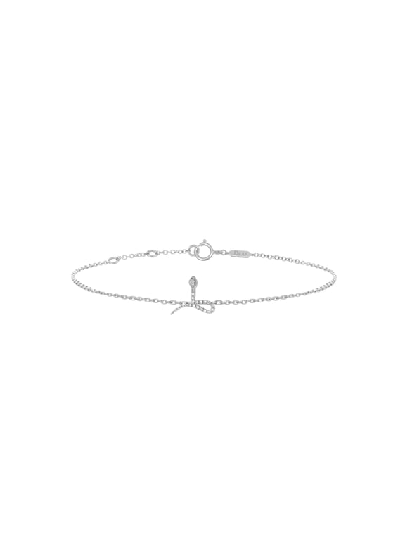 Bracelet Serpent en or et diamants Argent by DJULA DJULA Bracelet Serpent en or et diamants Argent