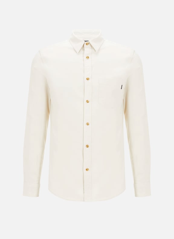 Chemise en coton et lin Beige by DOCKERS DOCKERS Chemise en coton et lin Beige