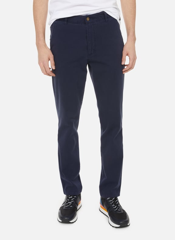 Pantalon chino en coton Bleu by DOCKERS DOCKERS Pantalon chino en coton Bleu