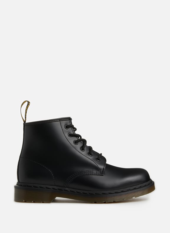 Bottines 101 en cuir Noir by DR. MARTENS DR. MARTENS Bottines 101 en cuir Noir