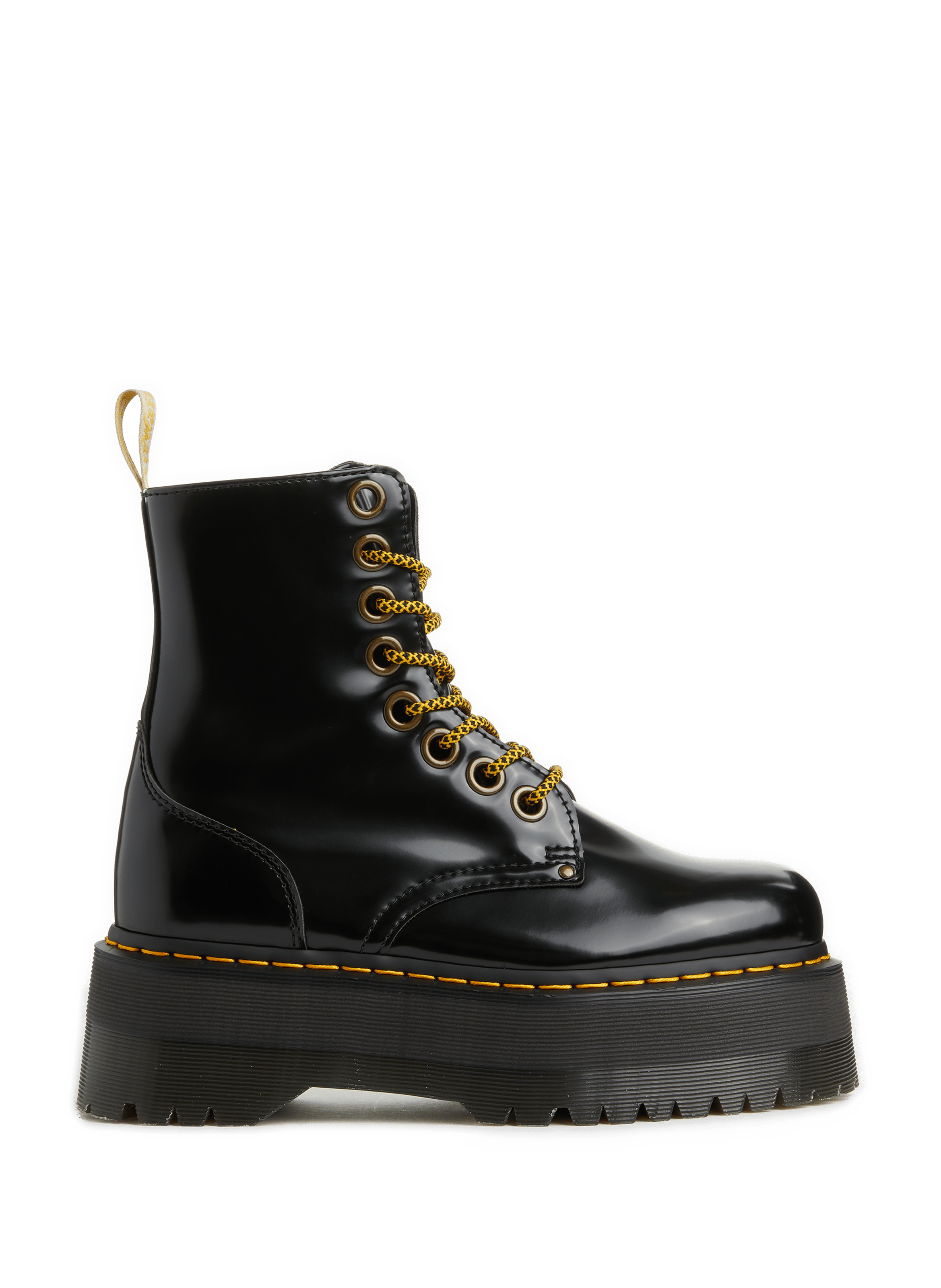 yellow platform doc martens