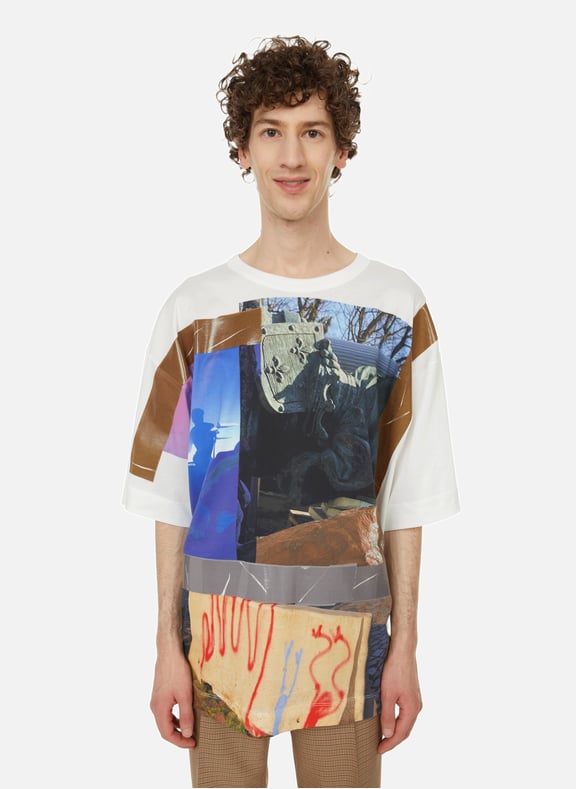 T-shirt Hein en coton Blanc by DRIES VAN NOTEN DRIES VAN NOTEN T-shirt Hein en coton Blanc