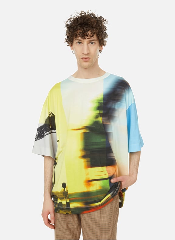 T-shirt Hein en coton Multicolore by DRIES VAN NOTEN DRIES VAN NOTEN T-shirt Hein en coton Multicolore
