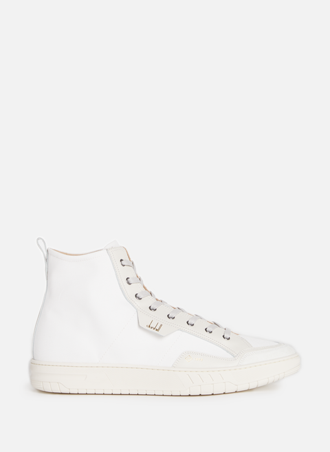 High-Top-Canvas-Sneakers WeißDUNHILL 