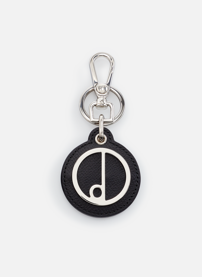 DUNHILL Leather Logo Keychain