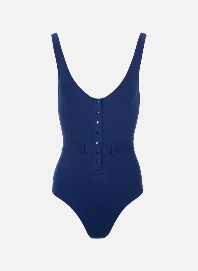 Maillot De Bain Une Pièce Opaque Brillant - 200D Extensible, Fermeture Éclair Dos - Unisexe Pour Sport, Cosplay, Fête