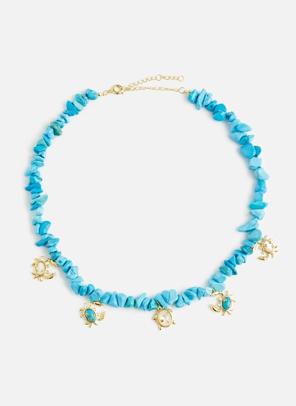 Collier à pendentif Bleu by ESHVI ESHVI Collier à pendentif Bleu