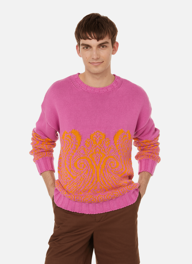 ETRO Jacquard-Pullover aus Baumwolle