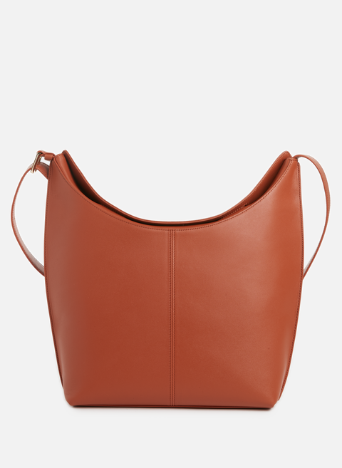 Leanne shoulder bag in brown leatherEUDON CHOI 