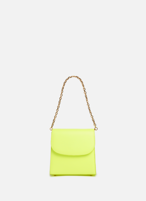 Loop handbag in yellow leatherFOLKLORE 