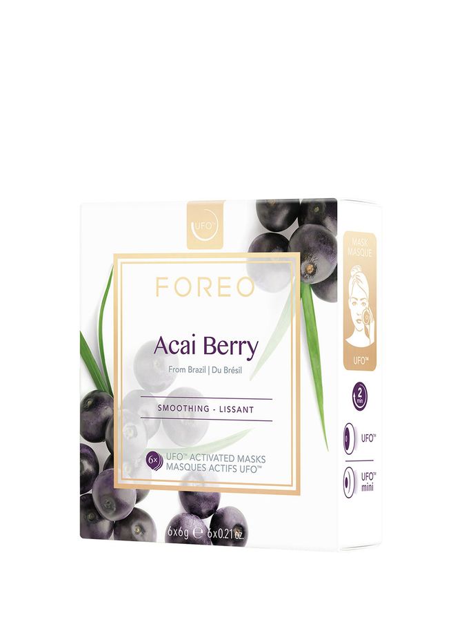 Farm To Face Masks - Ufo Mask Acai Berry X 6 - Soin Visage FOREO