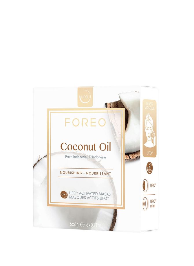 Farm To Face Masks - Ufo Mask Coconut Oil X 6 - Soin Visage FOREO