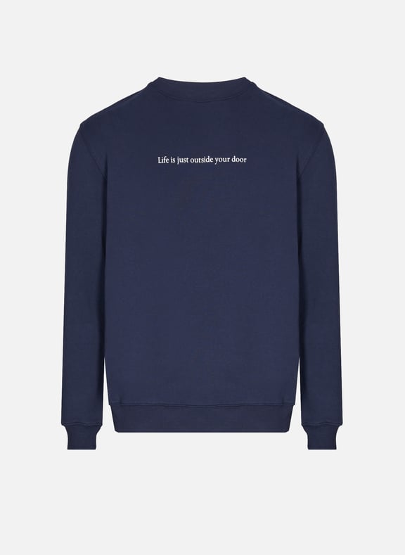 Sweatshirt en coton Bleu by FORÉT FORÉT Sweatshirt en coton Bleu